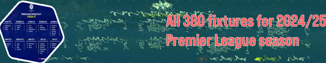All chelsea premier league fixtures