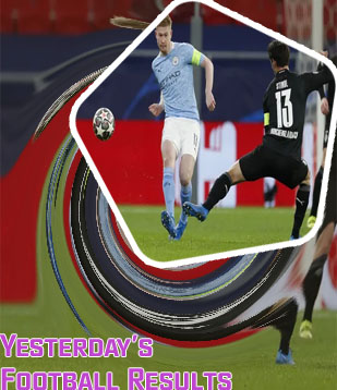 European football results yesterday