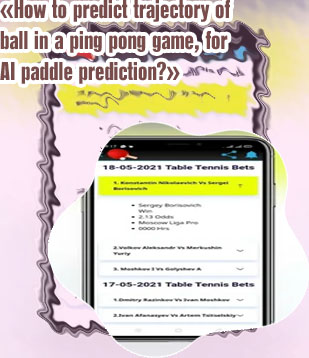 Table tennis prediction